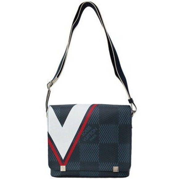 Louis Vuitton Cobalt Blue Blue District Shoulder Bag - Picture 1 of 8